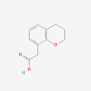 2-(3,4-dihydro-2H-1-benzopyran-8-yl)acetic acid