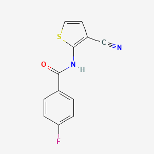 N-(3-cyanothiophen-2-yl)-4-fluorobenzamide