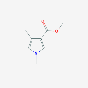molecular formula C8H11NO2 B6612744 methyl 1,4-dimethyl-1H-pyrrole-3-carboxylate CAS No. 1810712-27-6