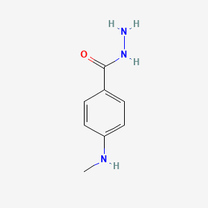 molecular formula C8H11N3O B6612746 4-(methylamino)benzohydrazide CAS No. 46084-34-8