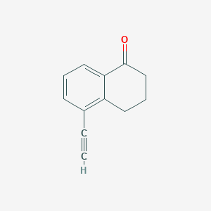 molecular formula C12H10O B6612785 5-ethynyl-1,2,3,4-tetrahydronaphthalen-1-one CAS No. 1344899-35-9