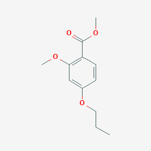 molecular formula C12H16O4 B6612790 methyl 2-methoxy-4-propoxybenzoate CAS No. 174261-07-5