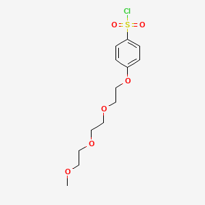 4-{2-[2-(2-methoxyethoxy)ethoxy]ethoxy}benzene-1-sulfonyl chloride