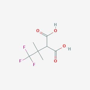 2-(1,1,1-trifluoro-2-methylpropan-2-yl)propanedioic acid