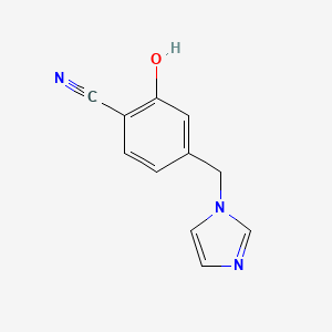 2-hydroxy-4-[(1H-imidazol-1-yl)methyl]benzonitrile