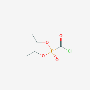 molecular formula C5H10ClO4P B6612843 diethyl (chlorocarbonyl)phosphonate CAS No. 158421-59-1