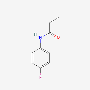molecular formula C9H10FNO B6613116 N-(4-fluorophenyl)propanamide CAS No. 457-74-9