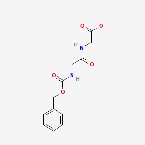 molecular formula C13H16N2O5 B6613121 Methyl 2-(2-{[(benzyloxy)carbonyl]amino}acetamido)acetate CAS No. 13437-63-3