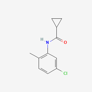 molecular formula C11H12ClNO B6613142 N-(5-chloro-2-methylphenyl)cyclopropanecarboxamide CAS No. 16030-71-0