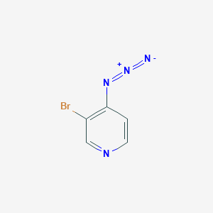 molecular formula C5H3BrN4 B6613258 4-azido-3-bromopyridine CAS No. 282102-04-9