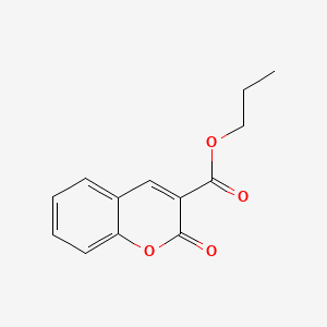 molecular formula C13H12O4 B6613271 Propyl coumarin-3-carboxylate CAS No. 39497-12-6