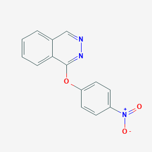 molecular formula C14H9N3O3 B6613378 1-(4-nitrophenoxy)phthalazine CAS No. 202263-89-6