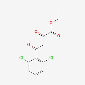 molecular formula C12H10Cl2O4 B6613542 ethyl 4-(2,6-dichlorophenyl)-2,4-dioxobutanoate CAS No. 478868-67-6