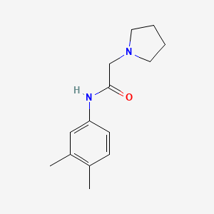 molecular formula C14H20N2O B6613616 N-(3,4-Dimethylphenyl)-1-pyrrolidineacetamide CAS No. 114402-15-2