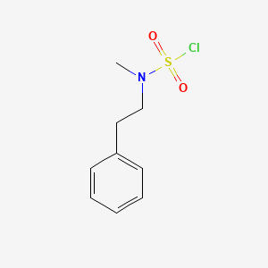 N-methyl-N-(2-phenylethyl)sulfamoyl chloride