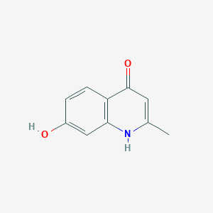 molecular formula C10H9NO2 B6613760 2-METHYL-4,7-QUINOLINEDIOL CAS No. 90924-19-9