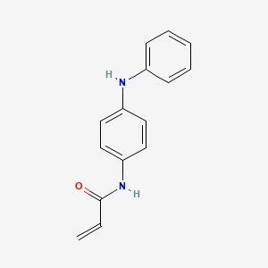 molecular formula C15H14N2O B6613785 N-(4-Anilinophenyl)prop-2-enamide CAS No. 22325-96-8