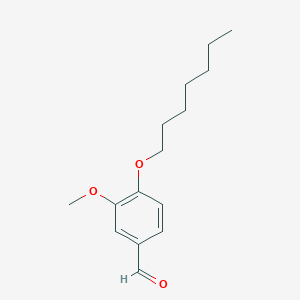 B6613794 4-(Heptyloxy)-3-methoxybenzaldehyde CAS No. 5438-59-5