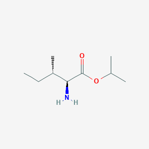 molecular formula C9H19NO2 B6613832 propan-2-yl(2S,3S)-2-amino-3-methylpentanoate CAS No. 111278-90-1
