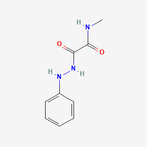 molecular formula C9H11N3O2 B6613877 N-methyl-2-oxo-2-(2-phenylhydrazinyl)acetamide CAS No. 831-90-3
