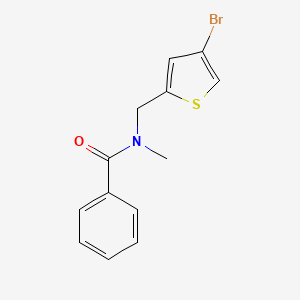 N-[(4-bromo-2-thienyl)methyl]-N-methylbenzamide