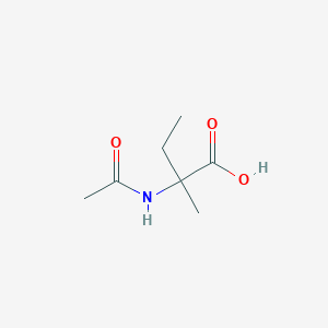 molecular formula C7H13NO3 B6614131 2-Acetamido-2-methylbutanoic acid CAS No. 16741-77-8