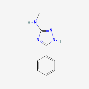 N-methyl-5-phenyl-1H-1,2,4-triazol-3-amine