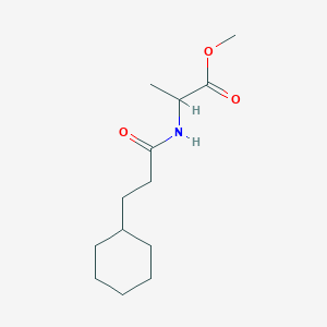 Methyl 2-(3-cyclohexylpropanoylamino)propanoate