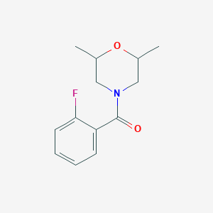 (2,6-Dimethyl-4-morpholinyl)(2-fluorophenyl)methanone