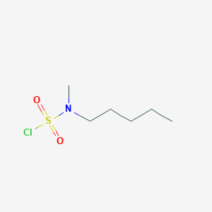 molecular formula C6H14ClNO2S B6614271 Methylpentylsulfamoyl chloride CAS No. 1095643-67-6