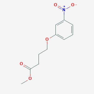molecular formula C11H13NO5 B6614297 methyl 4-(3-nitrophenoxy)butanoate CAS No. 914605-77-9