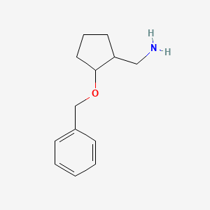 molecular formula C13H19NO B6614301 (2-(Benzyloxy)cyclopentyl)methanamine CAS No. 1153438-62-0