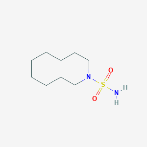molecular formula C9H18N2O2S B6614305 decahydroisoquinoline-2-sulfonamide CAS No. 1215963-49-7