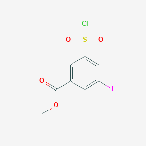 methyl 3-(chlorosulfonyl)-5-iodobenzoate
