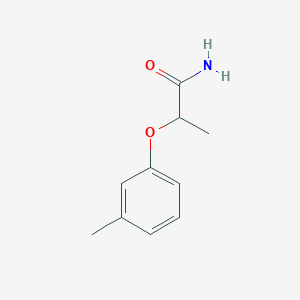 molecular formula C10H13NO2 B6614326 2-(3-Methylphenoxy)propanamide CAS No. 26583-50-6