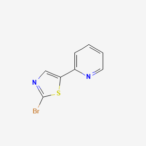 2-(2-bromo-1,3-thiazol-5-yl)pyridine