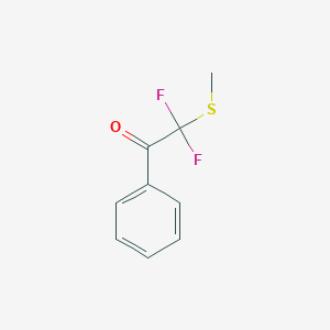 2,2-Difluoro-2-(methylthio)-1-phenyl-ethanone