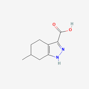 6-methyl-4,5,6,7-tetrahydro-1H-indazole-3-carboxylic acid