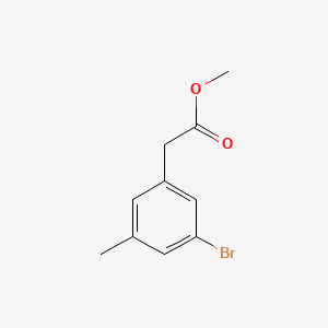 molecular formula C10H11BrO2 B6614668 methyl 2-(3-bromo-5-methylphenyl)acetate CAS No. 945399-06-4