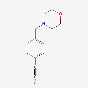 molecular formula C13H15NO B6614694 4-(4-Ethynylbenzyl)morpholine CAS No. 933986-59-5