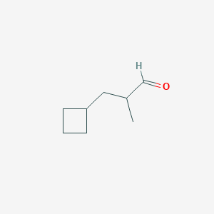 molecular formula C8H14O B6614761 3-cyclobutyl-2-methylpropanal CAS No. 1597274-95-7
