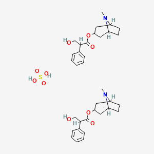 molecular formula C34H48N2O10S B6614900 Atropine sulfate CAS No. 1263045-48-2