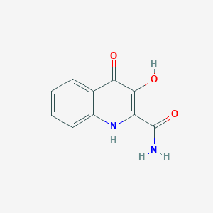 B6615399 3-hydroxy-4-oxo-1,4-dihydroquinoline-2-carboxamide CAS No. 943760-20-1