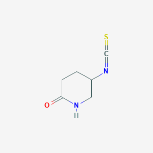 molecular formula C6H8N2OS B6615791 5-isothiocyanatopiperidin-2-one CAS No. 1342689-46-6
