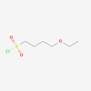 molecular formula C6H13ClO3S B6616011 4-ethoxybutane-1-sulfonylchloride CAS No. 1343160-21-3