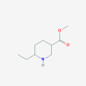 molecular formula C9H17NO2 B6616229 Methyl 6-ethylpiperidine-3-carboxylate CAS No. 1269755-71-6