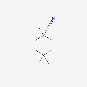 molecular formula C10H17N B6616330 1,4,4-trimethylcyclohexane-1-carbonitrile CAS No. 1465736-03-1