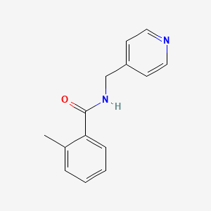 molecular formula C14H14N2O B6616349 2-methyl-N-(pyridin-4-ylmethyl)benzamide CAS No. 64095-81-4