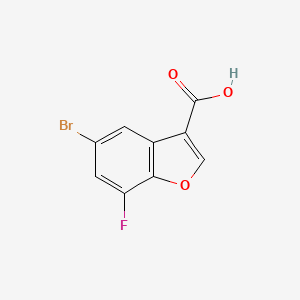5-bromo-7-fluoro-1-benzofuran-3-carboxylic acid