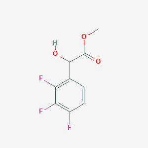 molecular formula C9H7F3O3 B6616386 methyl2-hydroxy-2-(2,3,4-trifluorophenyl)acetate CAS No. 1489167-62-5